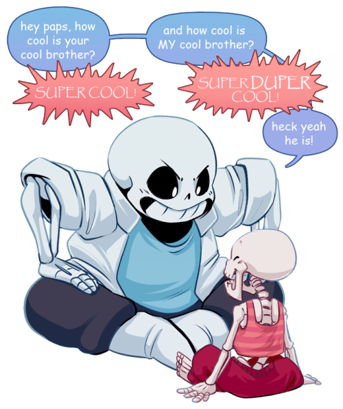 simonsoys:  Sometimes I wonder if a younger and less life-weary Sans was ever so excitable and passionate that he did the Papyrus-style googly eyes too. Bonus googly eye of death:   