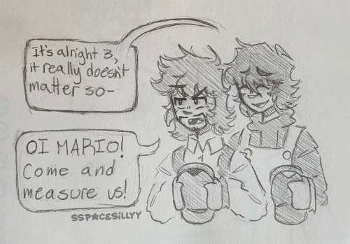 I Used To Headcanon That Smg3 Was Taller Than Smg4, But Recently Ive Been Enjoying The Thought Of The