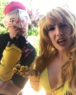 Hey. Wtf dude. Give that back. #yangxiaolong #adamtorres #rwby