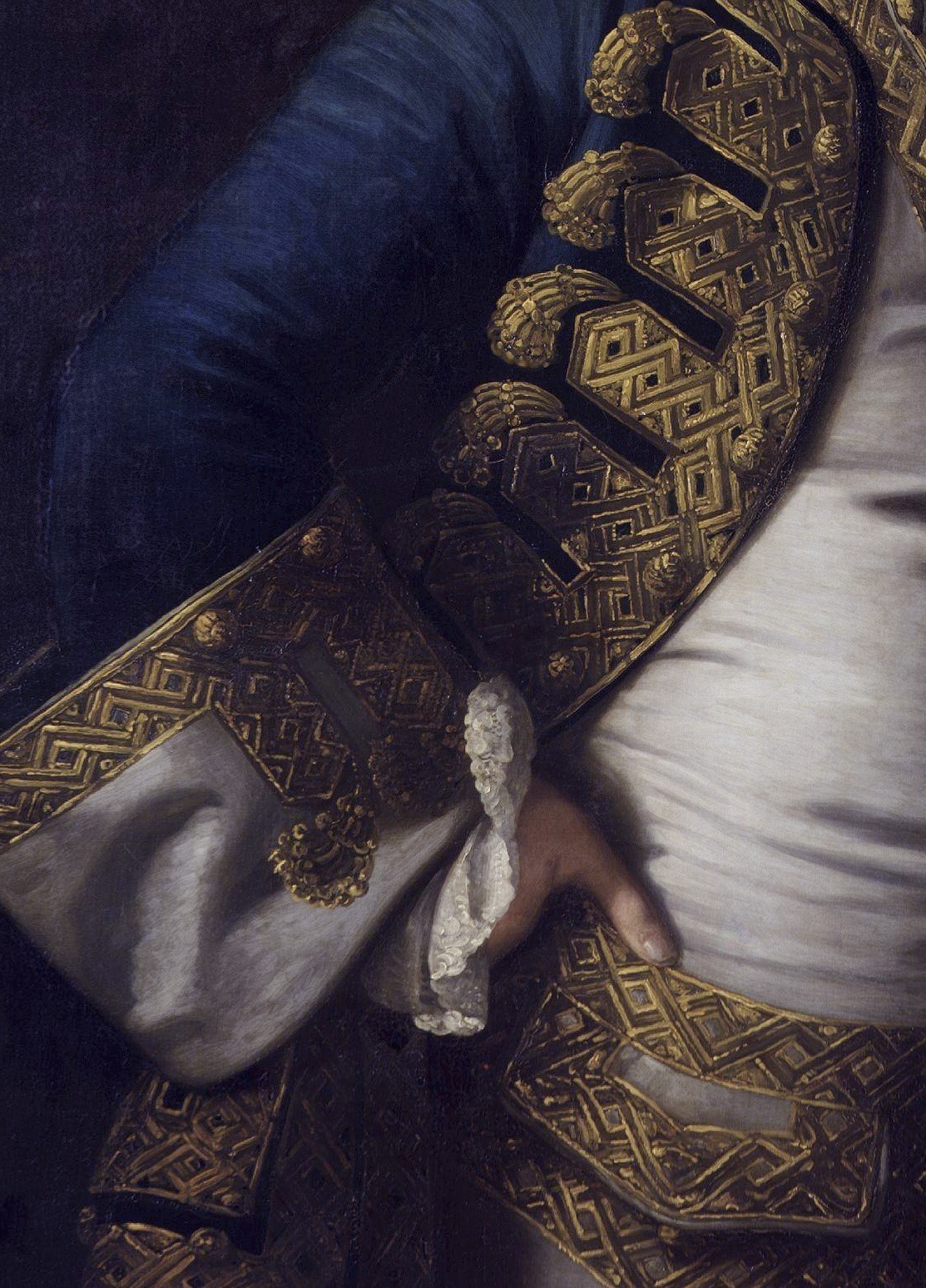  George Anson, 1st Baron Anson, Sir Joshua Reynolds, 1755. Detail. 
