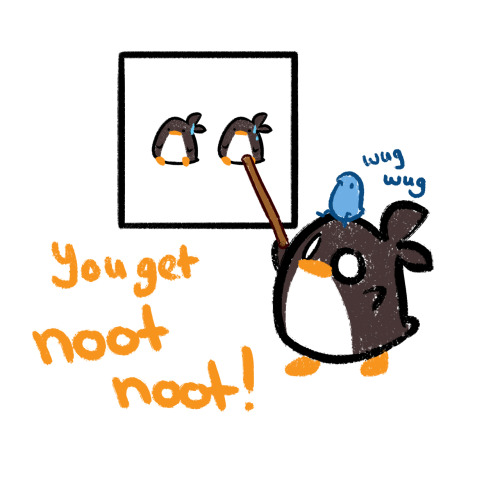 allthingslinguistic:nikoleto:Penguin: Trust me! I’m a linguist! It’s called reduplication! The pengu