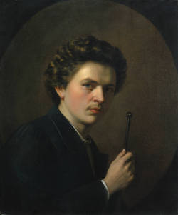Self-portrait with a maulstick (c.1863),