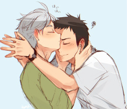 lowaharts:   daisuga so cute 