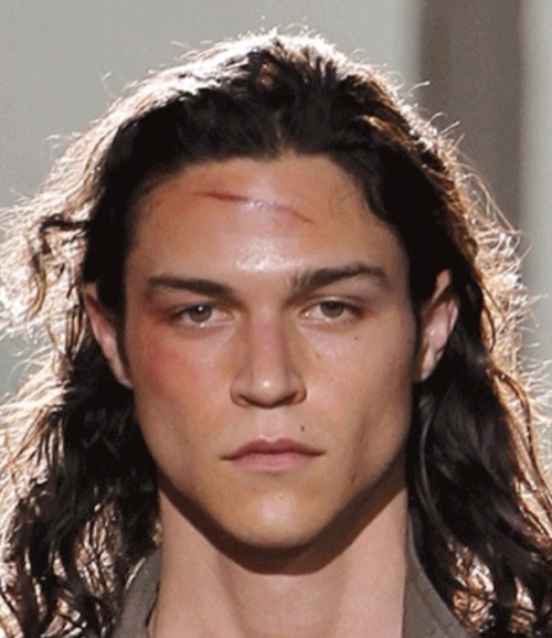 XXX haihl:  Menswear faces at Yohji Yamamoto photo