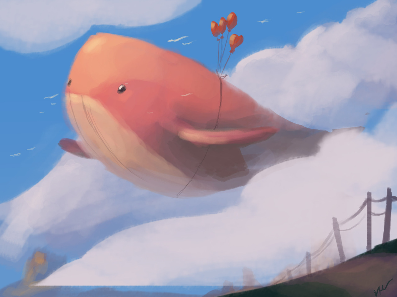 tiny-floating-whale:  thetarantad0:  Follow this sweet tiny whale and have them brighten