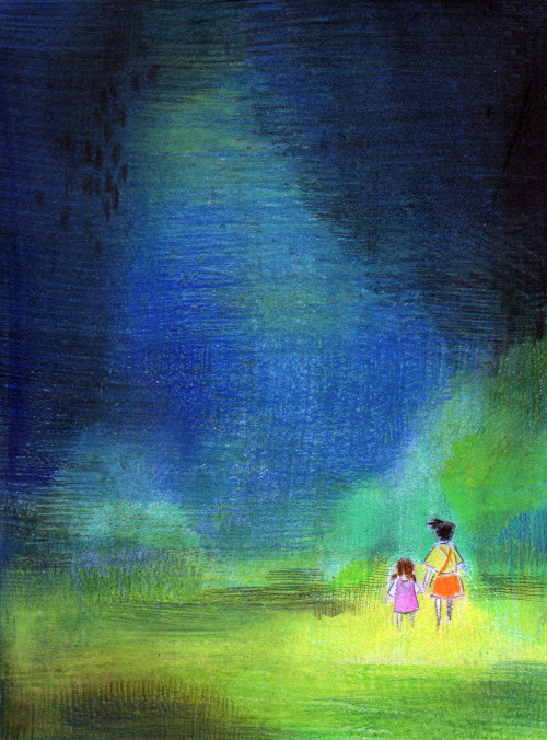 ca-tsuka:Ghibli fanarts by Junyi Wu.