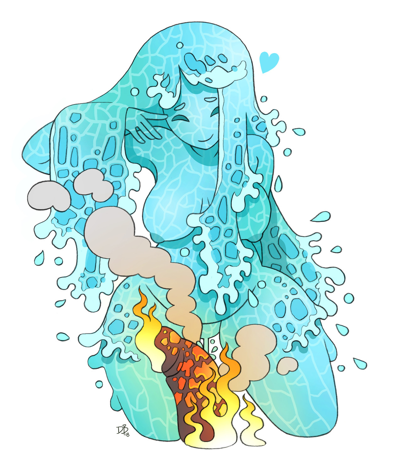 neulinu-nsfw:  the first 7/20 for the “elemental lewds” inbox event! 13 more