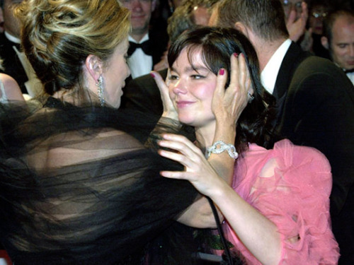 petrasvonkant:Catherine Deneuve and Björk at the presentation of Dancer in the Dark, Cannes Film Fes