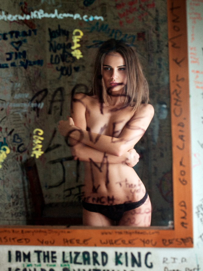 Xenia Deli photographed by David Mushegain in “Hello, I Love You” for Lovecat