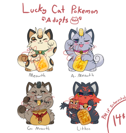 floofangel:Price has been bumped down to 14$ for these guysRules for adopting:-&gt; Invoices wil