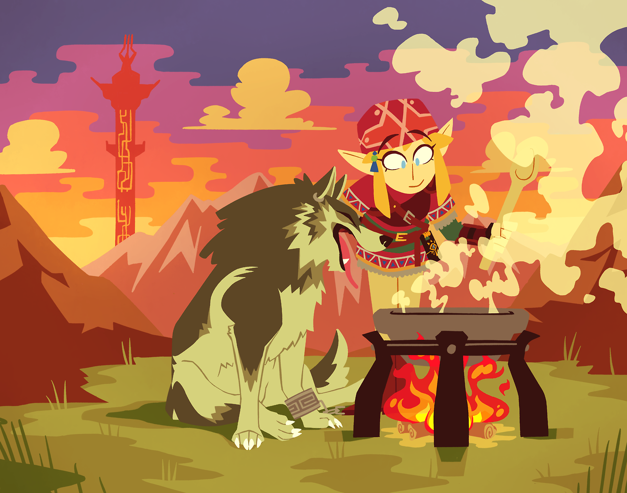razzberrysheep: /shows up three months late with fanart/I forgot you could have wolf