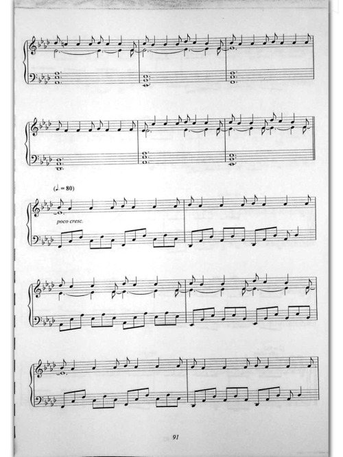 welovepianoforever:Nuvole Bianche - Ludovico Bianche (Piano Sheet)