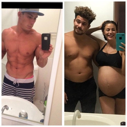 hunky-to-chunky: Nothing like sympathy weight gain to get a start on that dadbod