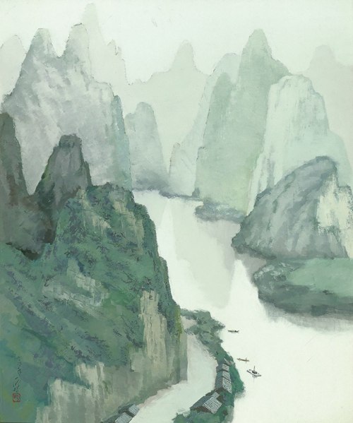 vjeranski - Pang Jiun (Taiwanese, b. 1936)Watery Wonder - Li...