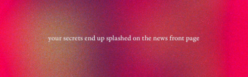 Taylor Swift + Secrets