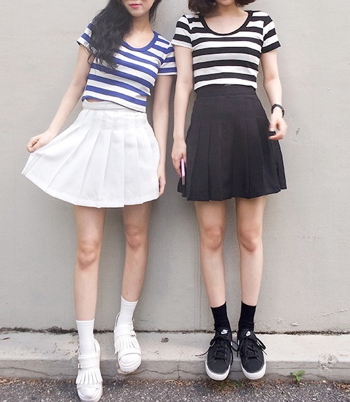 lilyboxes:  SIMILAR TOP  || Skirts WHITE // BLACK 