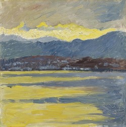 artist-amiet: Föhnstimmung (Zürichsee),