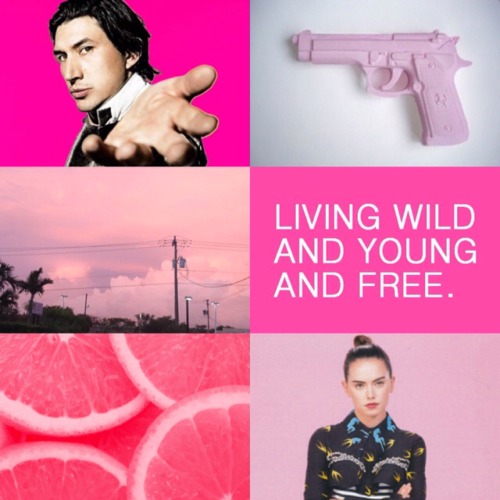 dontgogradymyheart:Daisy Ridley and Adam Driver/ Rey and Ben Solo Aesthetic: ColorsWhich one is your