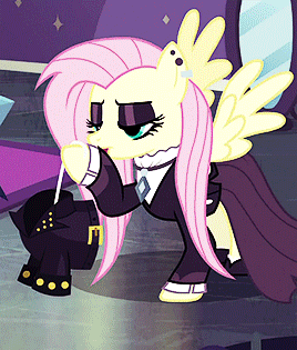 amdots:Goth Fluttershy in ‘Fake It Till You Make It’
