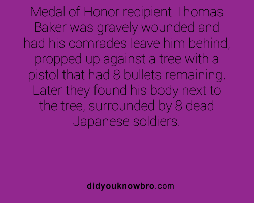 psychofactz:  Follow DidYouKnowBro.com For More Interesting Weird Fun Facts   Thats a Hero!!
