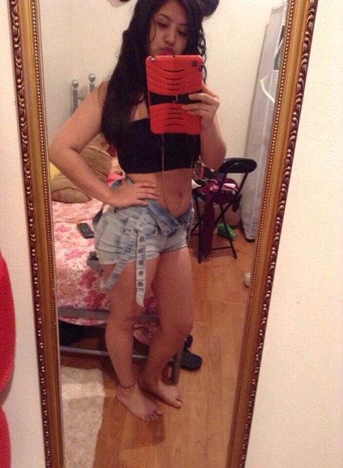 brownwifeofpedro: mariadork333: Just me this spic puta loves to show off for White Men She’s got m