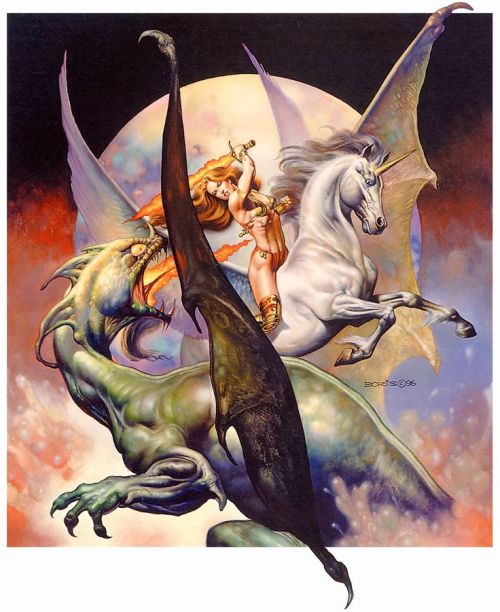 maifrem:boris vallejo - white pegasus