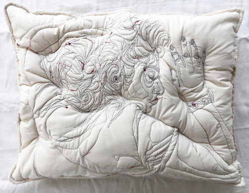 escapekit - SleepIran-based artist Maryam Ashkanian embroiders...