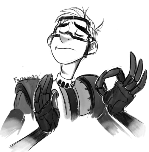 faragonart:  When she apply the grip just right.