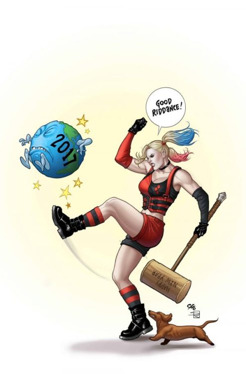 joxster-blog: biggoonie:Harley Quinn #34 by Frank Cho Frank Cho’s Harley makes me feel good ab