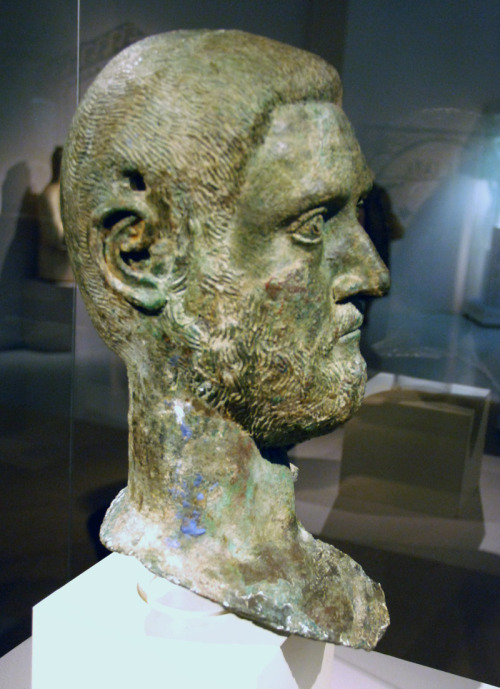 myglyptothek:Portrait of an Emperor (Philip the Arab ?). III century AD. Bronze. Sabratha Museum, Li