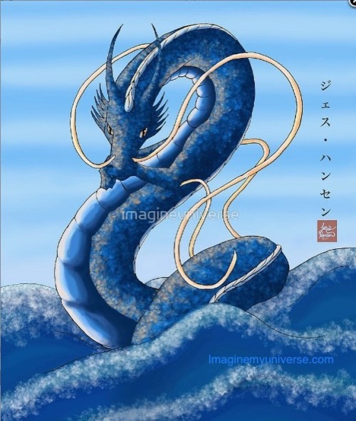 “Gift of Peace” has the Blue Dragon. Blue dragons are associated with peace and immortality. Of cour
