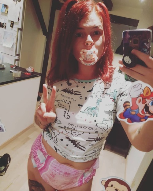 thedottydiapercompany: @sofie_baby_girl hwre in dotty the ponyWww.dottydiaper.co.uk #ABDL #DDLG #AGE