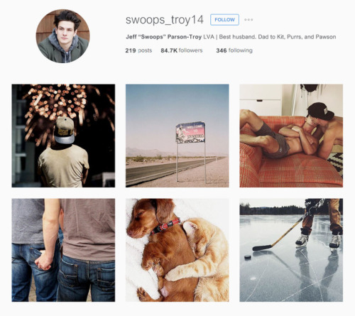 pwoops:Parswoops Social Media AU: Kent and Jeff are married, have three pets, and are both out and p