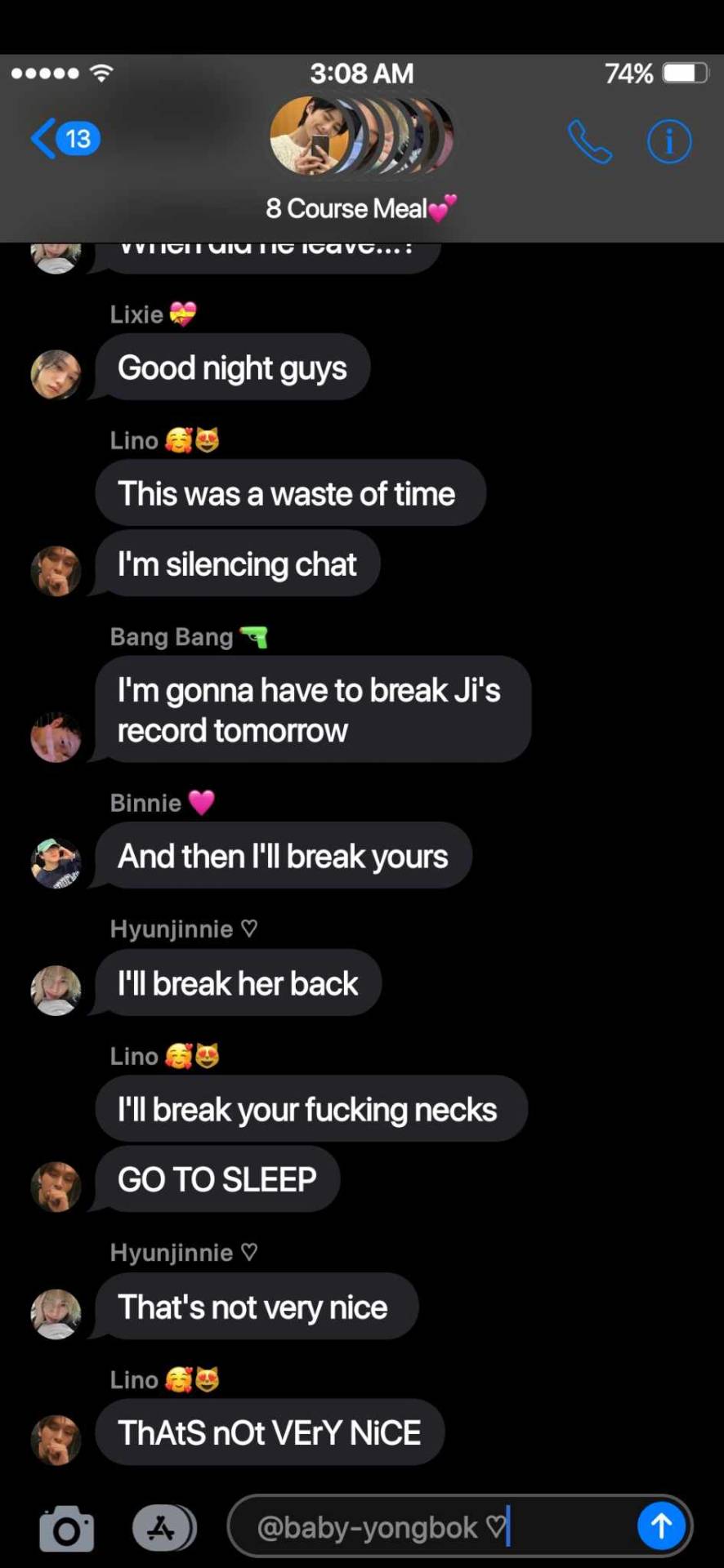 Poly SKZ!Fake Texts - Texting The Group Chat To Ask For "help"