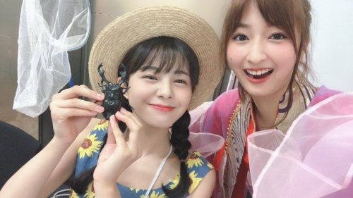 本間日陽さんのツイート: 個性的な夏のコスプレ おもしろかったです☺️ ぜひ、水曜日の #グノゴチャ で 見ていただきたいです！ 清水綾乃さん、森咲樹ちゃん、 岡田あやかんぬちゃん〜 #ゴチャ11 h