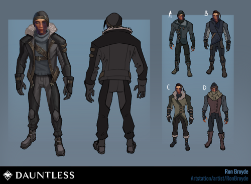 Here’s some concept work I did for Dauntless