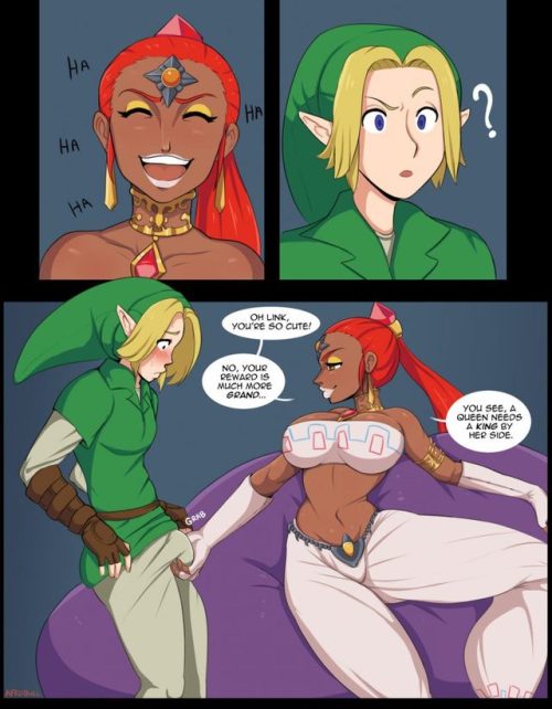 dangerouscumdispensary: ongoing work-  Zelda Alternate Destinies( Gerudo ) by Afrobull &lt;