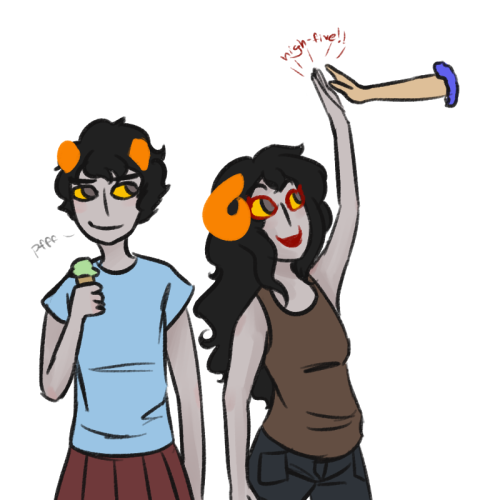 ARADIA: &hellip;ARADIA: karkat i dropped my icecreamKARKAT: OH NO.KARKAT: OH HELL NO.KARKAT: WE ARE 