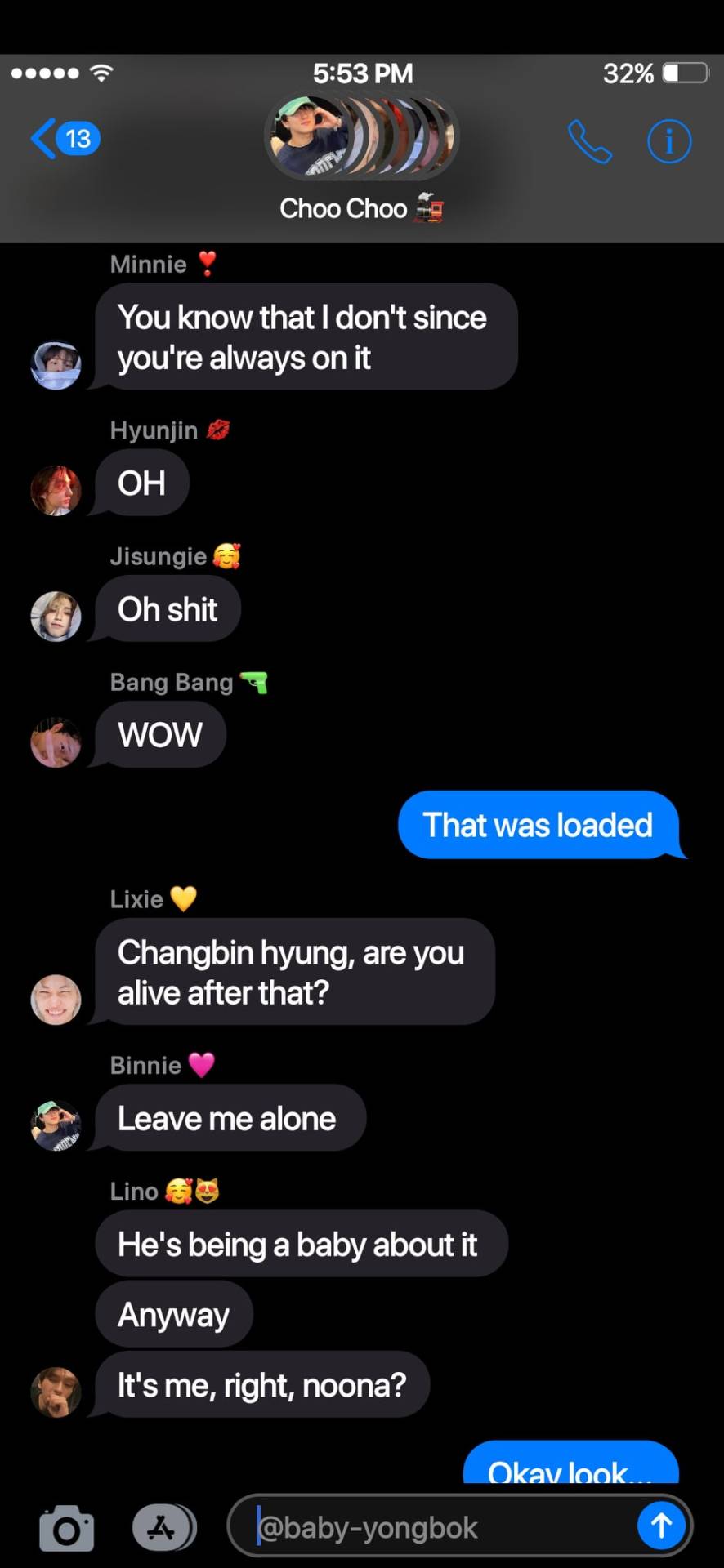 Poly SKZ!Fake Texts - They Ask You Who's Bigger