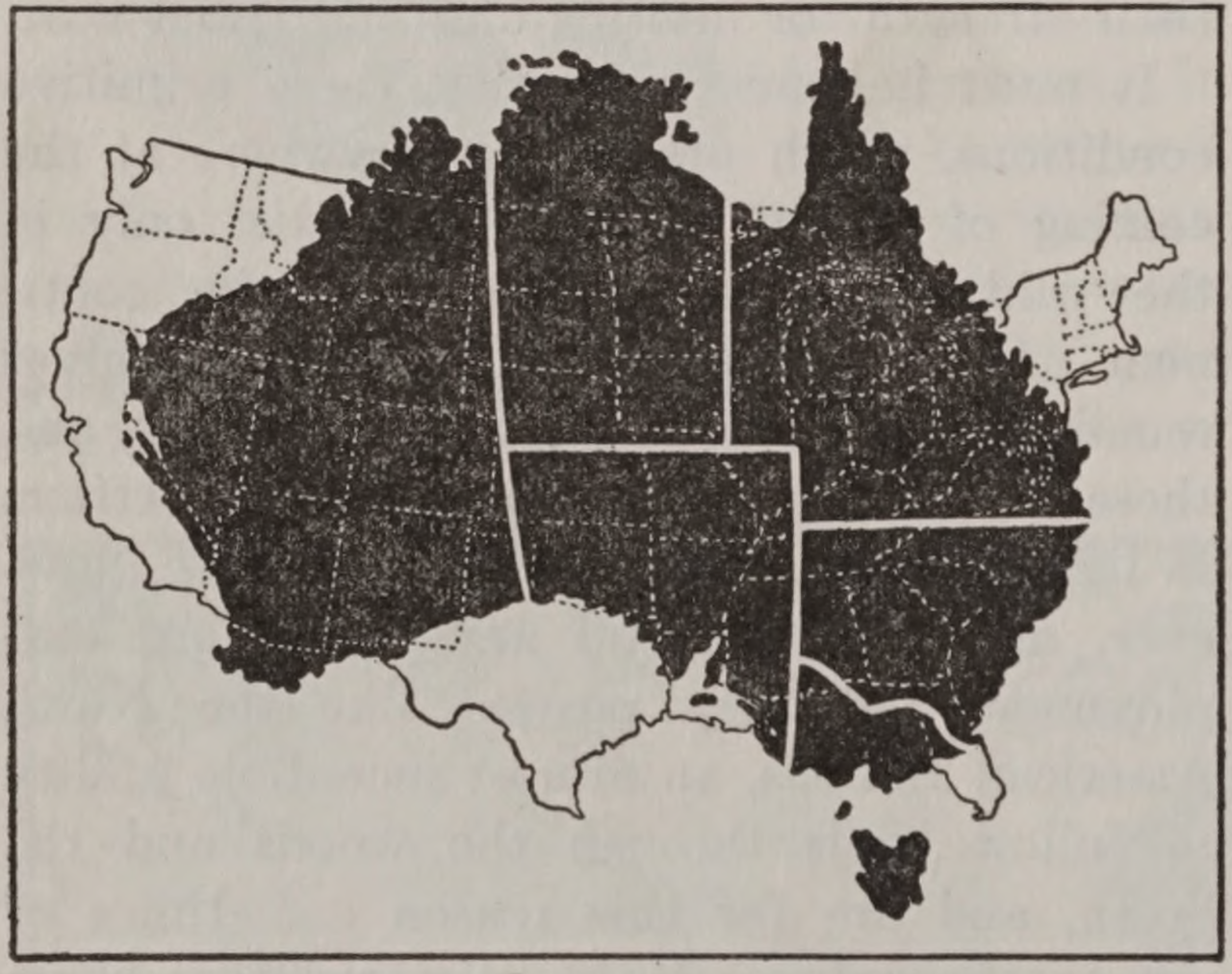 nemfrog - Australia and the U.S., size comparison. World...