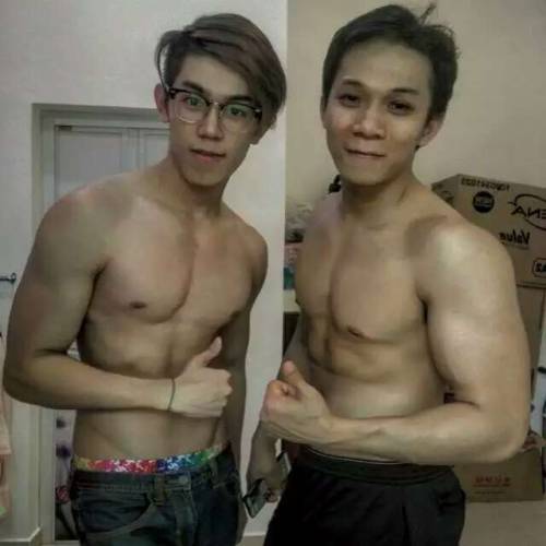 mangayy: yesterday with this muscle gay fucking together.