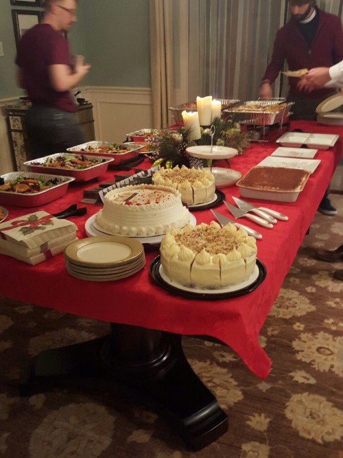 stevita:  Baby’s first catered event!   (screaming) I want