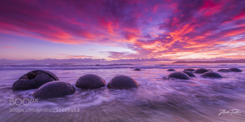 thebestinphotography:Moeraki Boulders xx