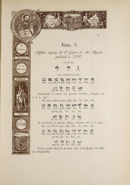 pinoy-culture: Pages from Cipriano Marcilla y Martín’s Estudio de los antiguos alfabetos Filipinos (