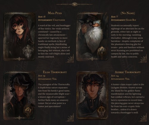 bleaksqueak:hahaha god these paintings have been done forever, but we finally made their portraits/m