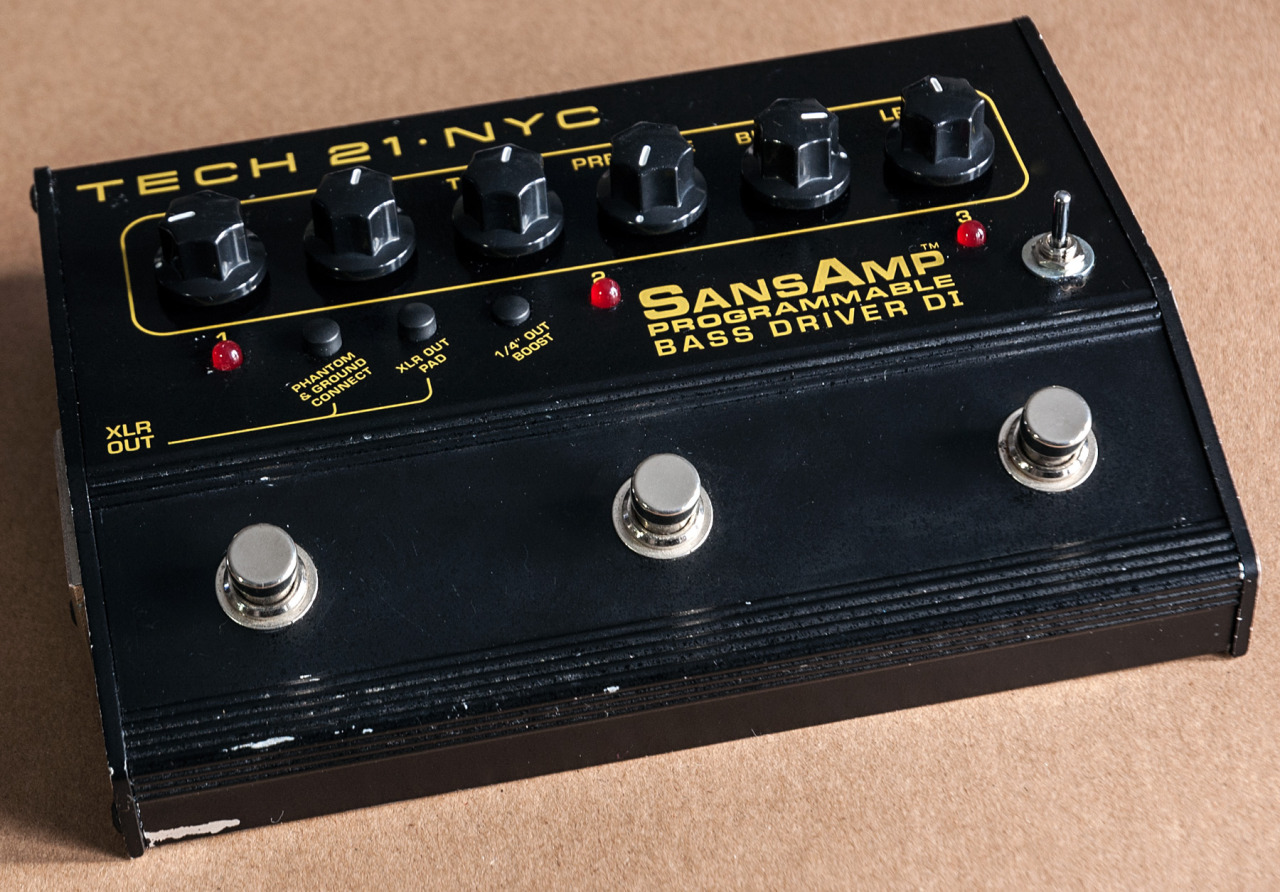 Electronic States — Modded Sansamp programmable bass driver. The only...