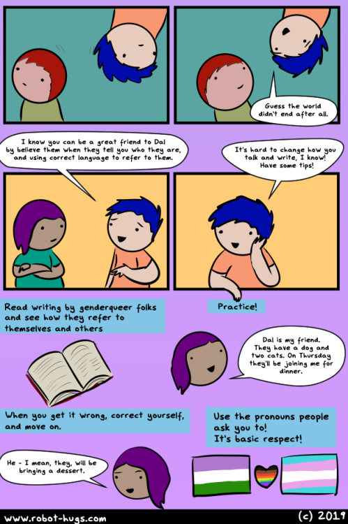 robothugscomic: Comic! (link)Look, language is messy and people are messy and there’s nothing 