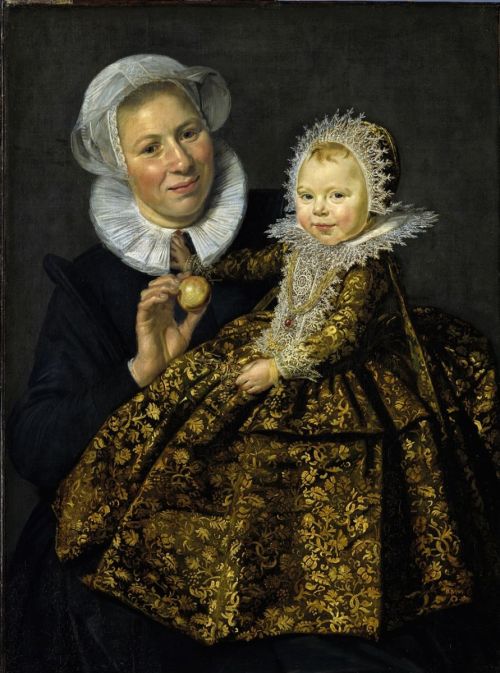 Portrait of Catharina Hooft with Her Nurse, by Frans Hals, Gemäldegalerie, Berlin.