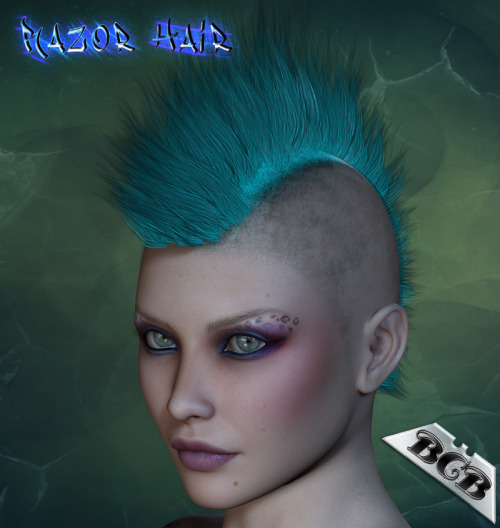 Porn photo Versatile Mohawk hair for your characters!