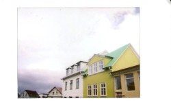 lightleaked:  polaroids of colorful homes in reykjavik 